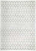 Delicate Geomtric Ivory and Grey