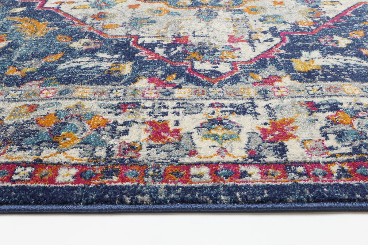 Dainty Medalion Multi Coloured Rug