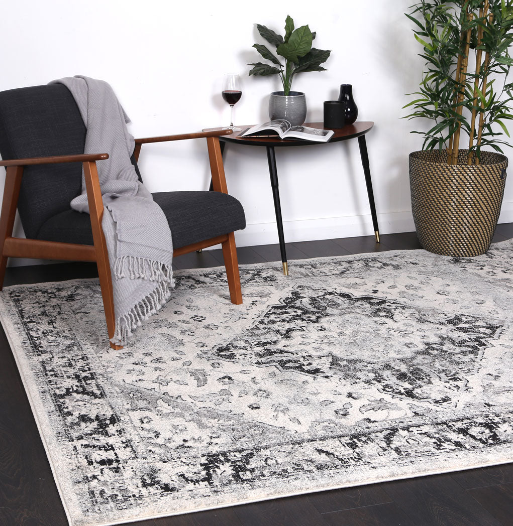 Dainty Abundance Grey Rug