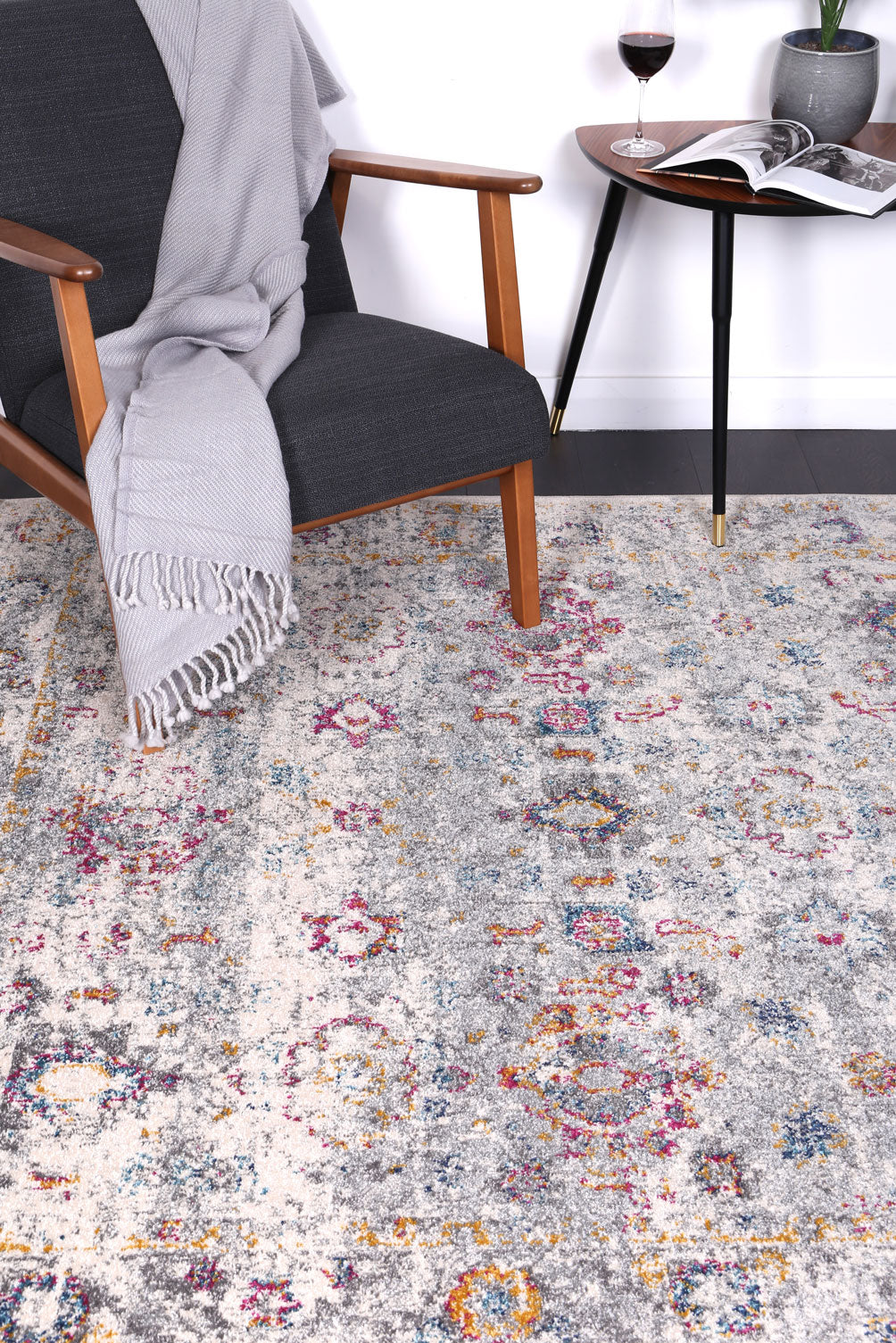 Dainty Flowers Multi-Coloured Rug