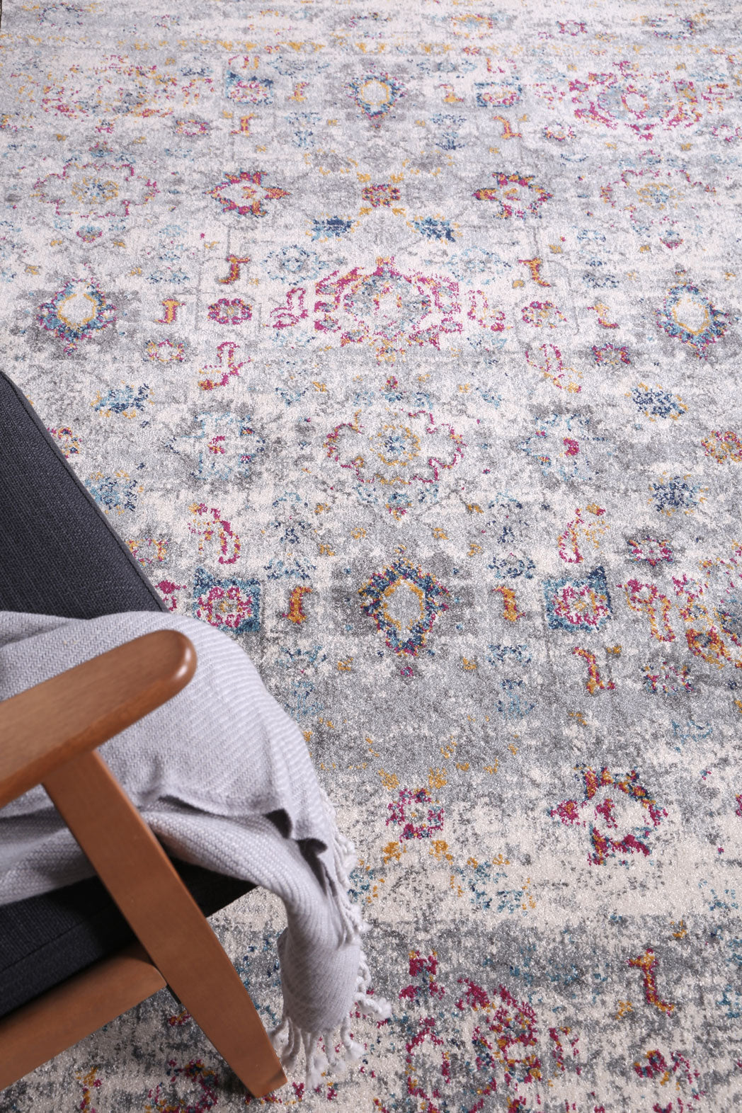 Dainty Flowers Multi-Coloured Rug