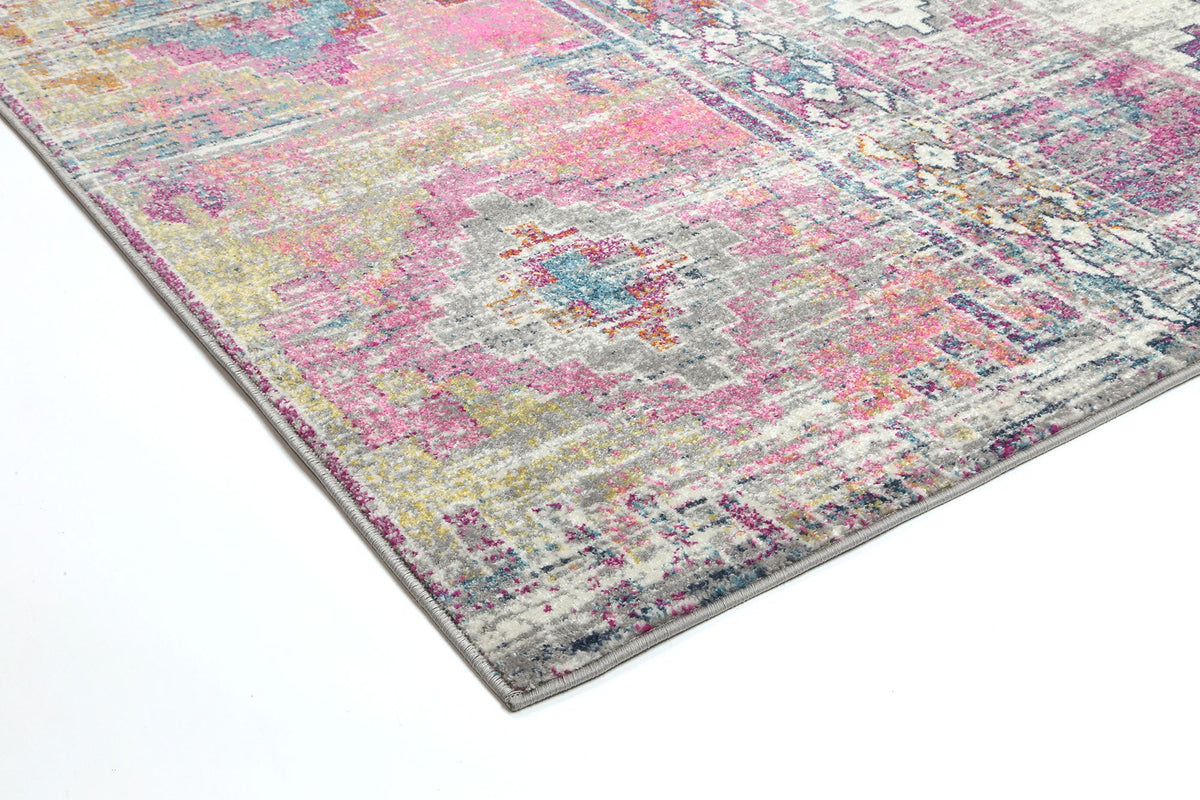Dainty Ikat Multi Coloured Rug