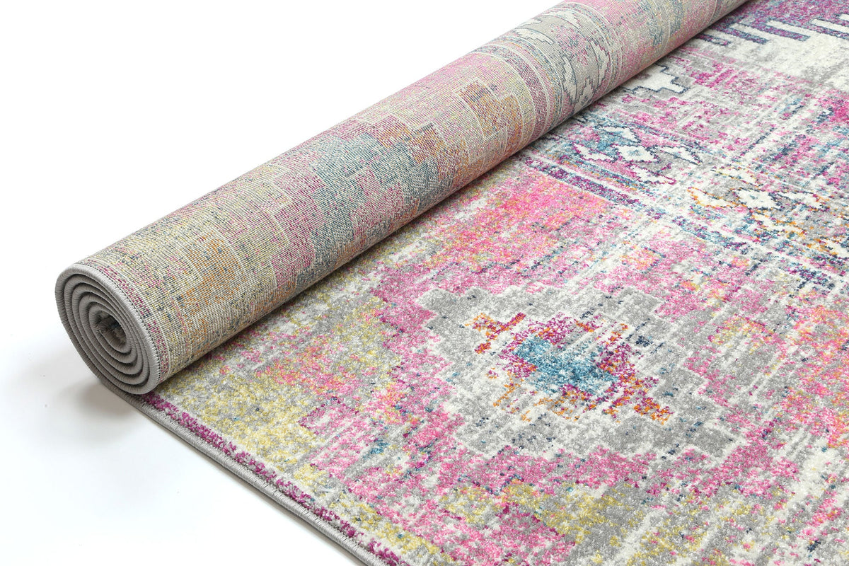 Dainty Ikat Multi Coloured Rug