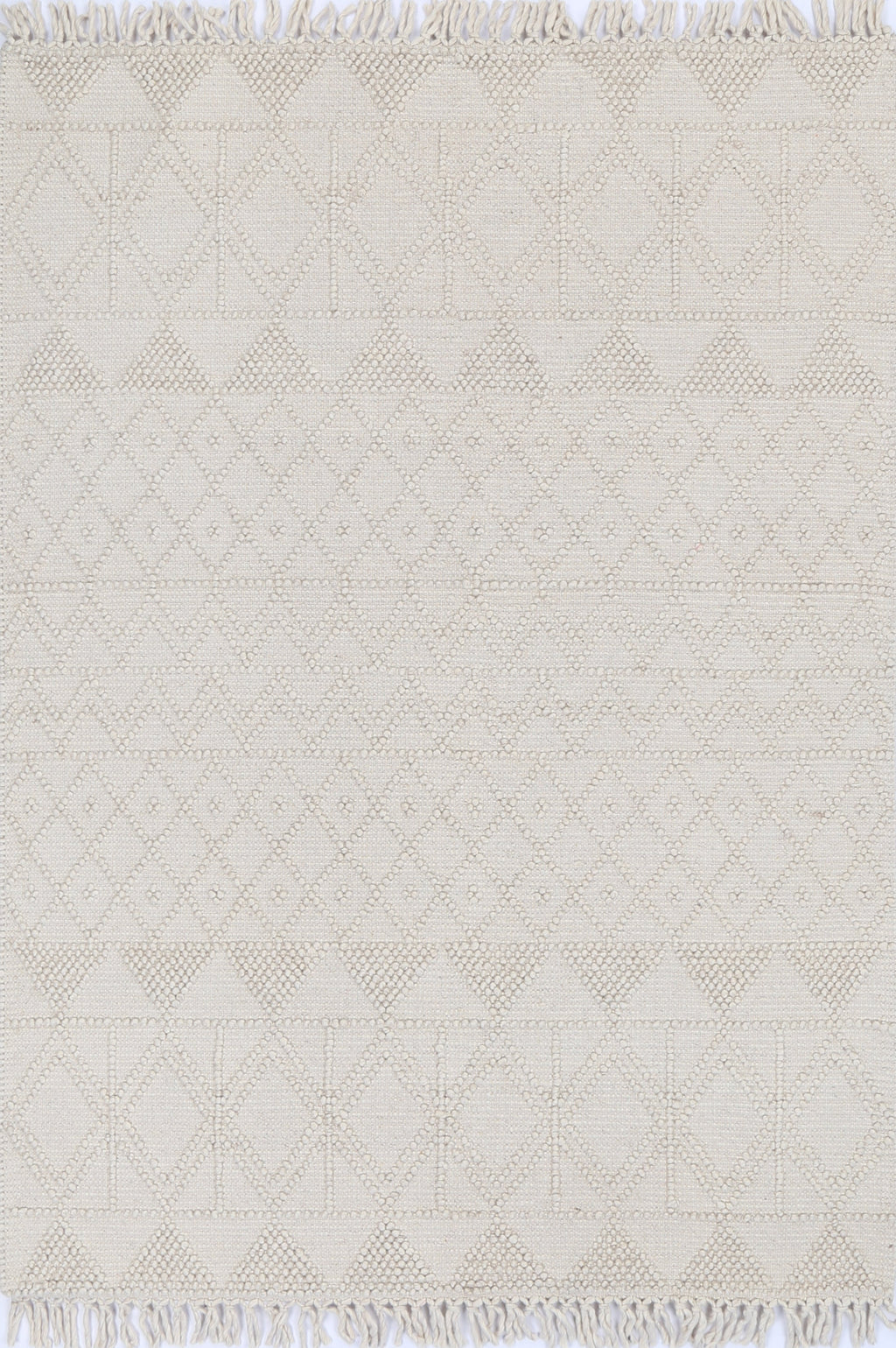 Diego Inca Beige Wool Rug - DIEG01