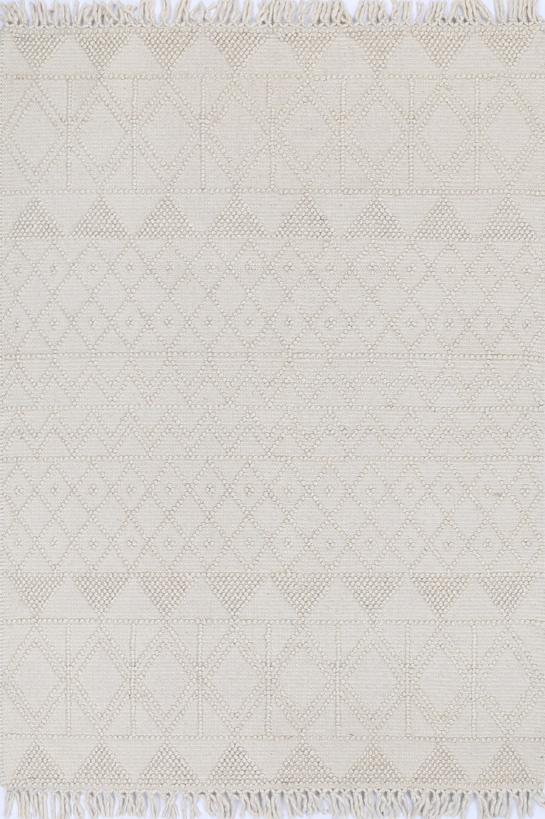 Diego Inca Beige Wool Rug - DIEG01