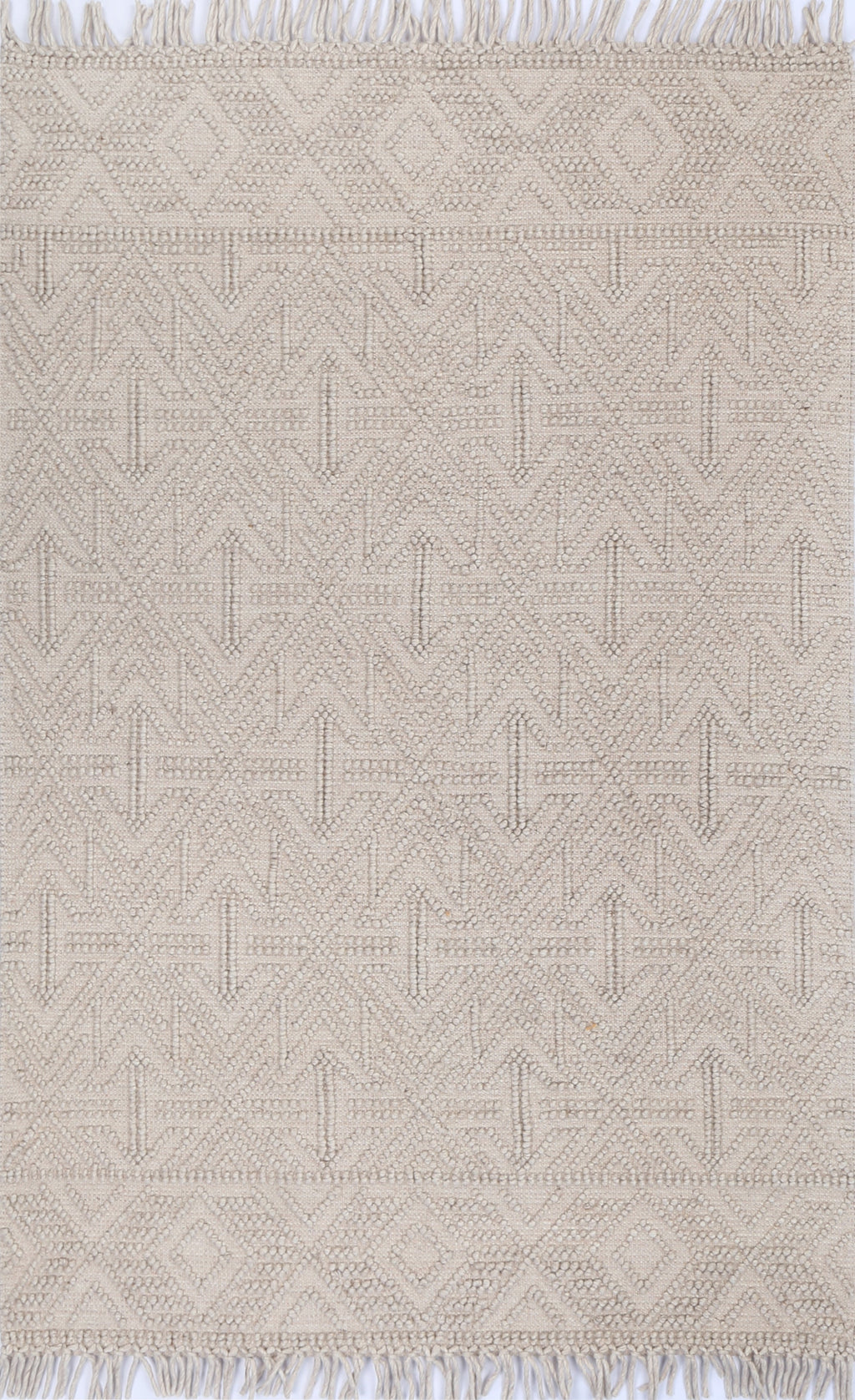 Diego Tribal Brown Wool Rug - DIEG02
