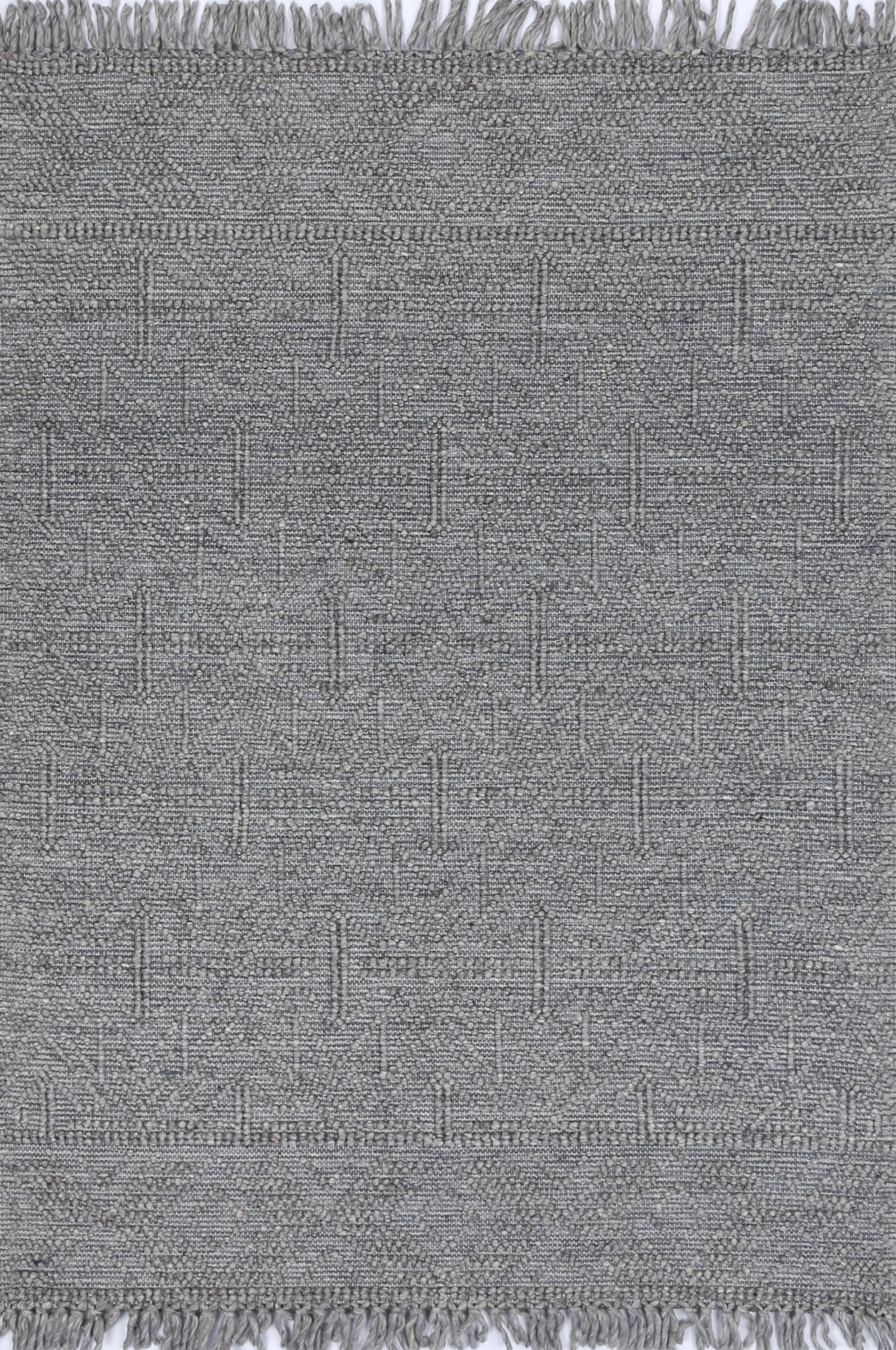 Diego Tribal Grey Multi Wool Rug - DIEG02