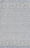 Diego Tribal Grey Wool Rug - DIEG02