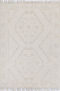 Diego Ornamental Beige Wool Rug - DIEG03