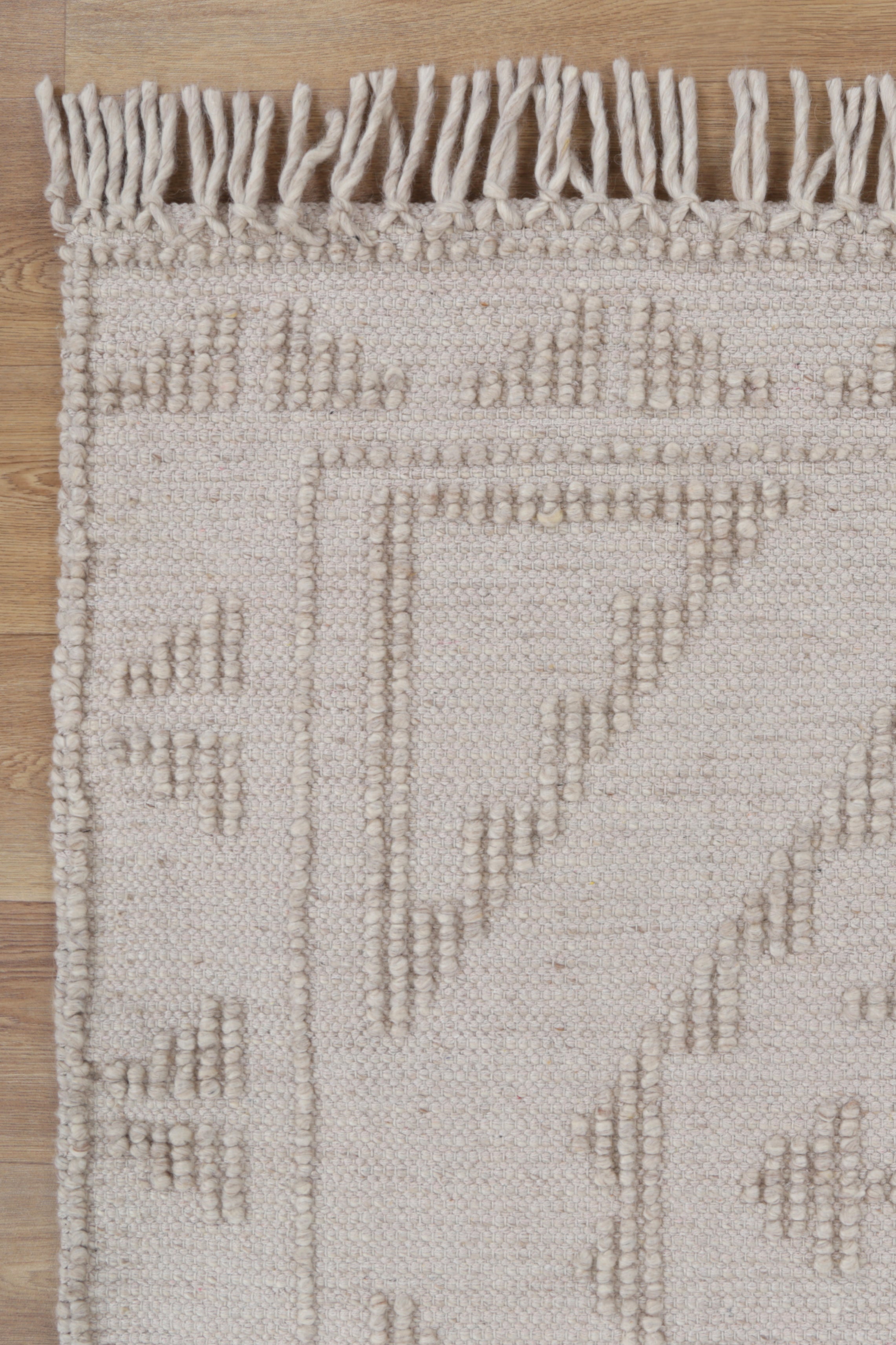Diego Ornamental Brown Wool Rug - DIEG03