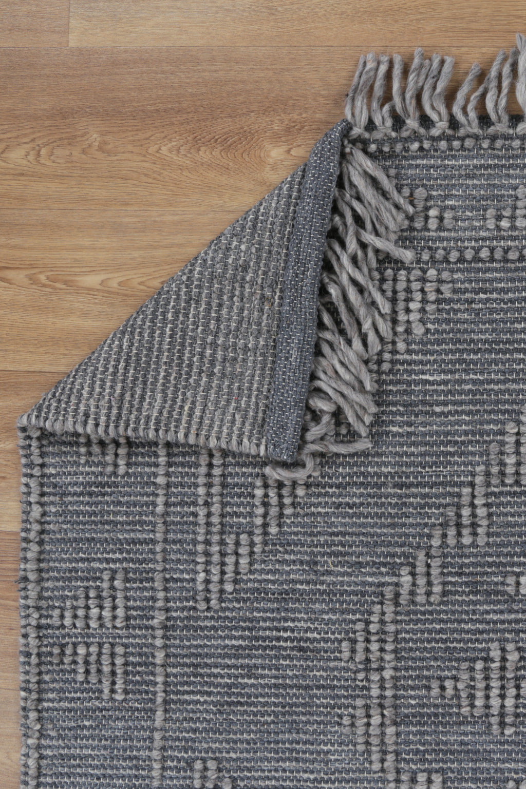Diego Ornamental Grey Multi Wool Rug - DIEG03