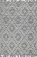 Diego Geometric Grey Multi Wool Rug - DIEG04