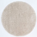 Flokati Super Soft Ultra Thick Cream Shaggy Round Rug