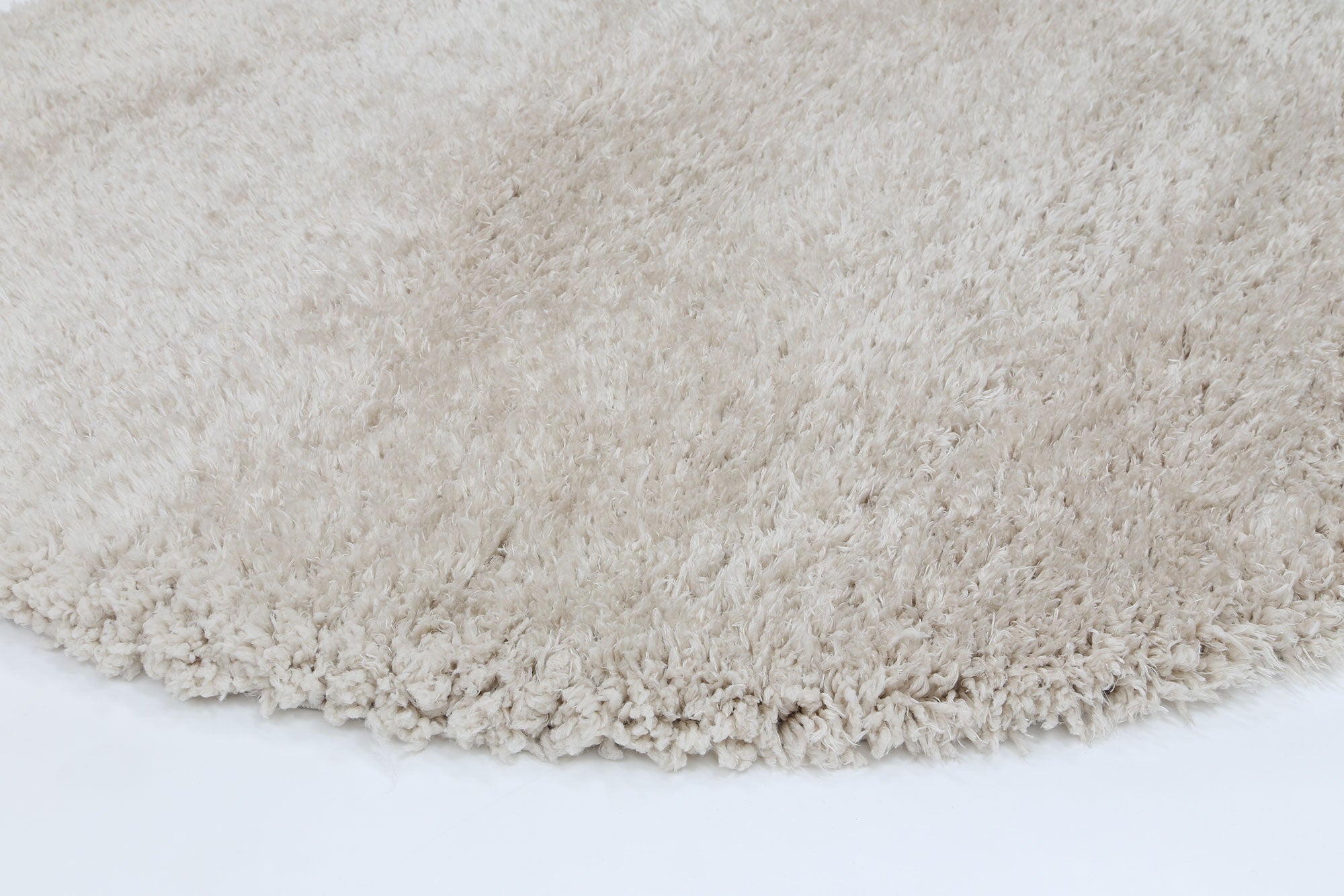 Flokati Super Soft Ultra Thick Cream Shaggy Round Rug