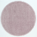 Flokati Super Soft Ultra Thick Pink Shaggy Round Rug