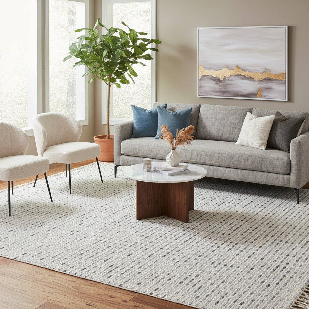 Gia Grey Wool Rug