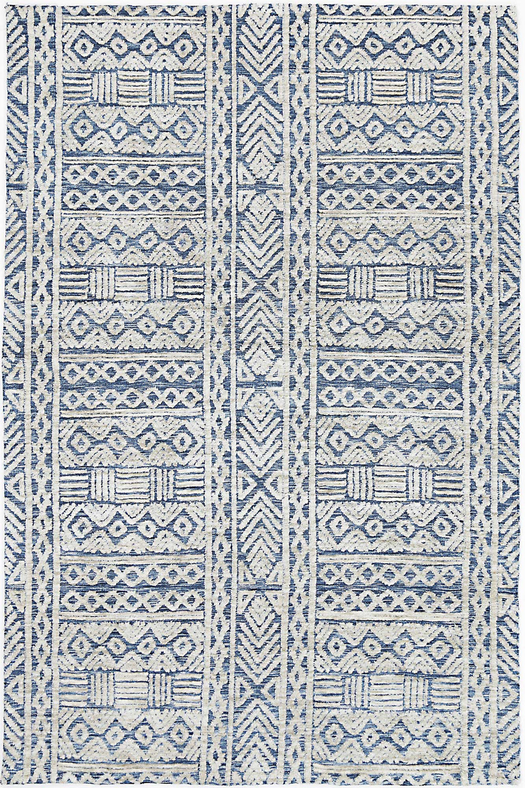 Amritsar Glenroy Navy Tribal Rug