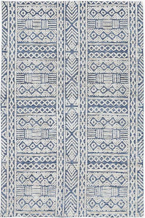 Amritsar Glenroy Navy Tribal Rug