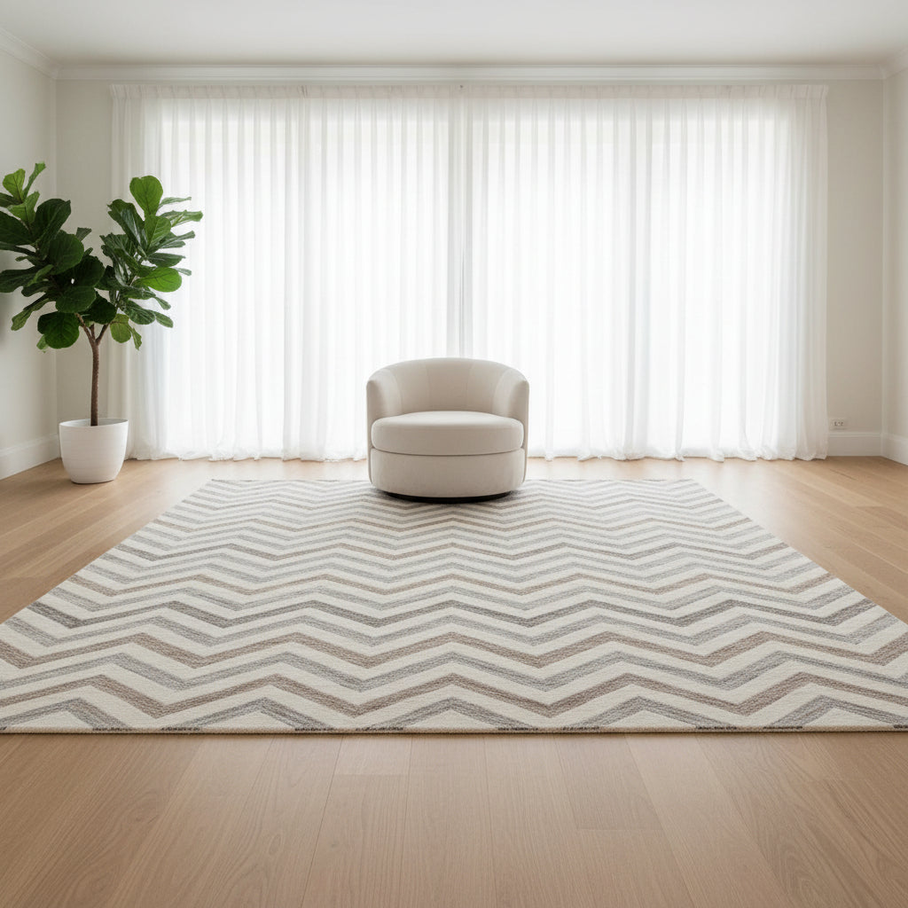 Grace Geometric Polyester Rug