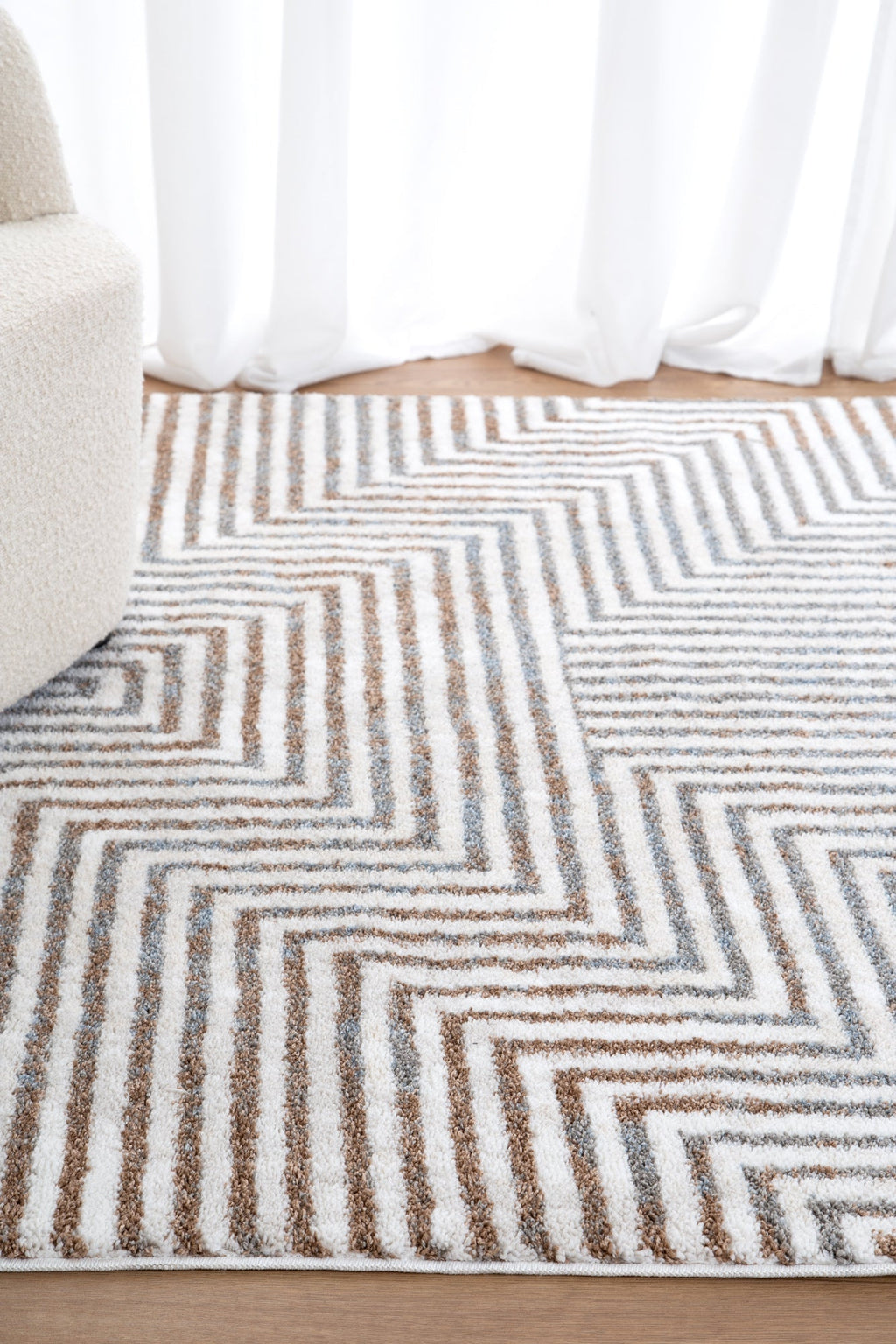 Grace Geometric Polyester Rug