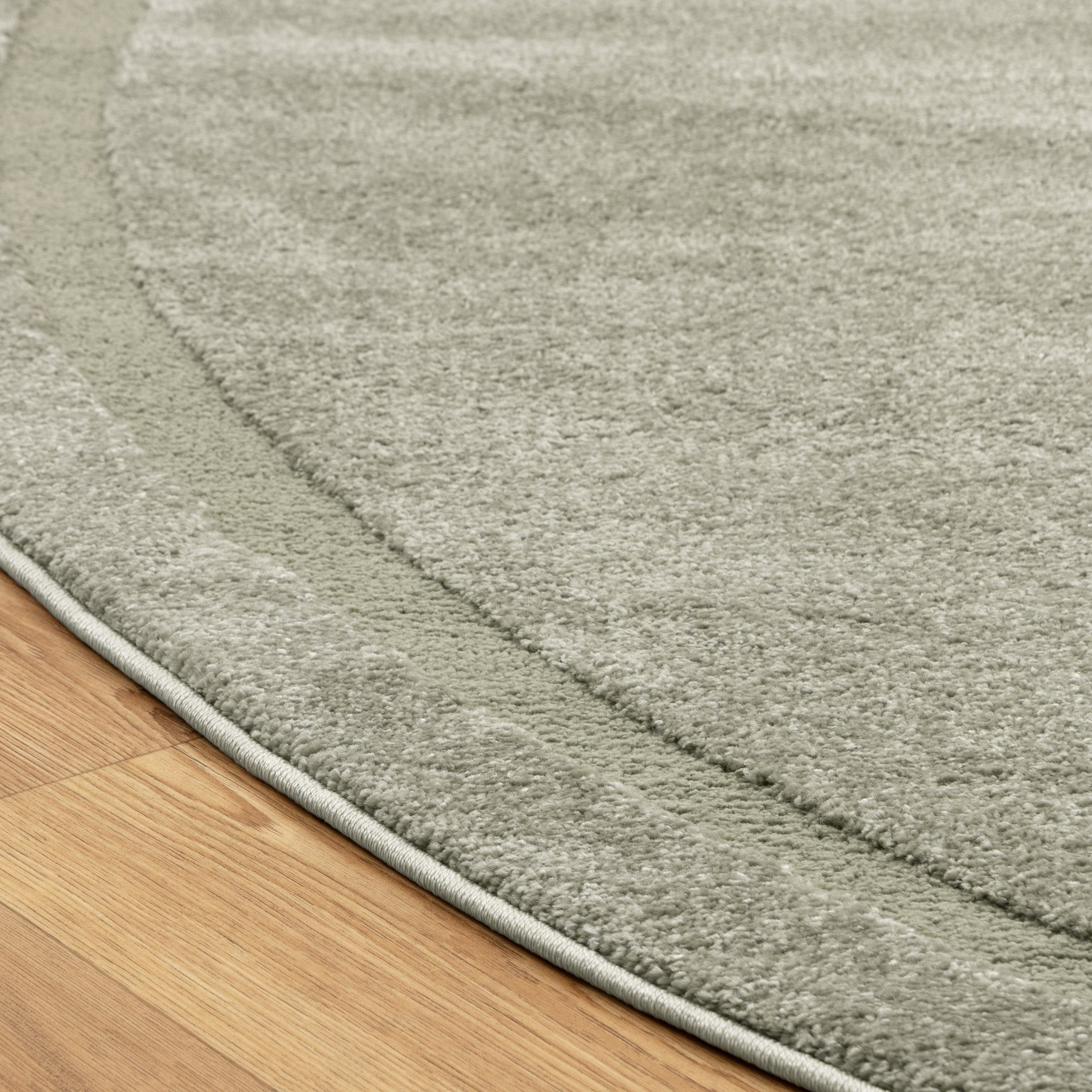 Nessa Green Jellybean Rug (N900)