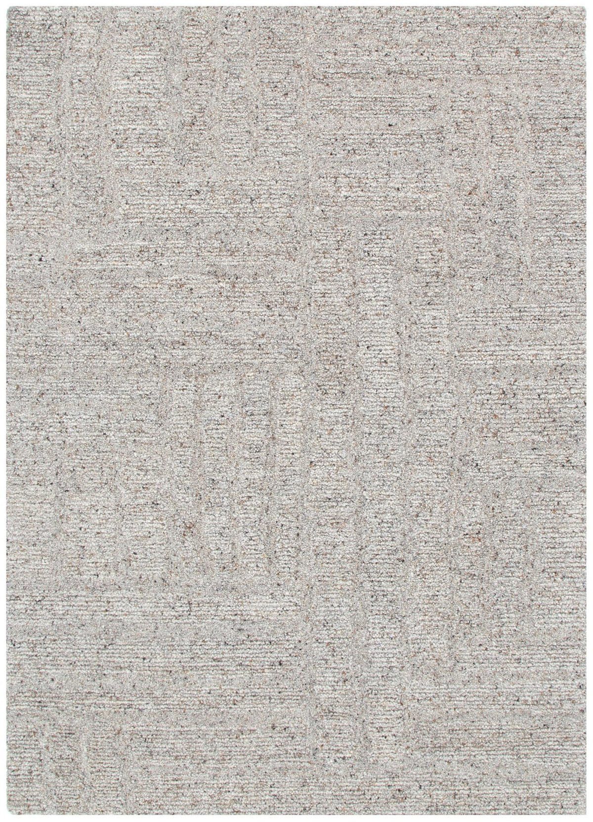 Serenade Greige Modern Wool Rug