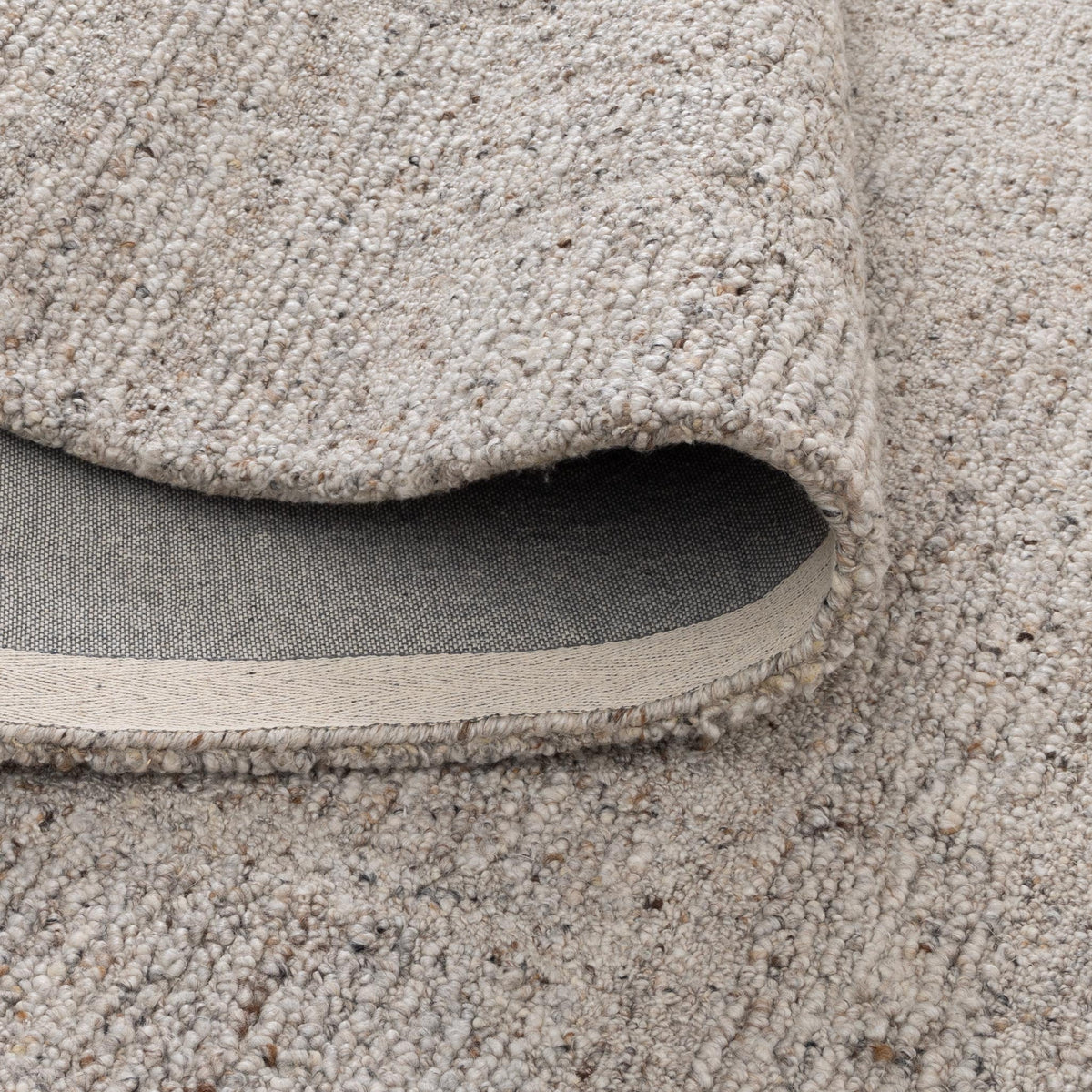 Serenade Greige Modern Wool Rug