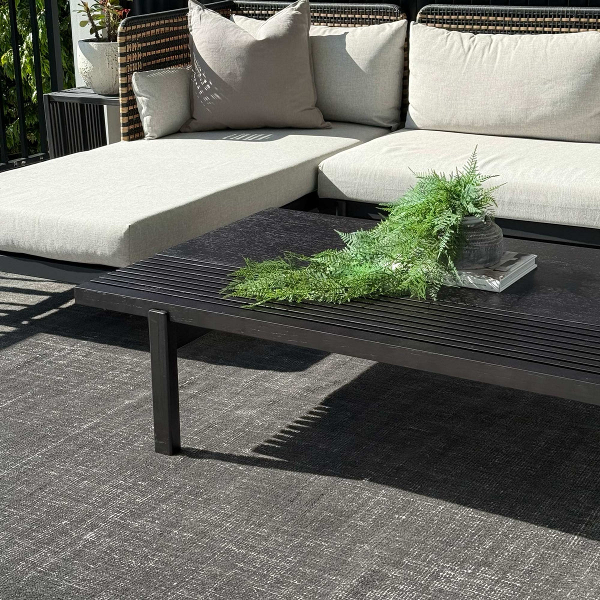 Quay Grey Indoor Outdoor Rug
