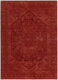 Heritage Distressed Medallion Rust Rug - H101