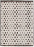 Horizon Ivory Grey Checkered Rug H102