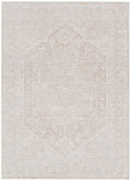 Heritage Distressed Medallion Beige Rug - H102