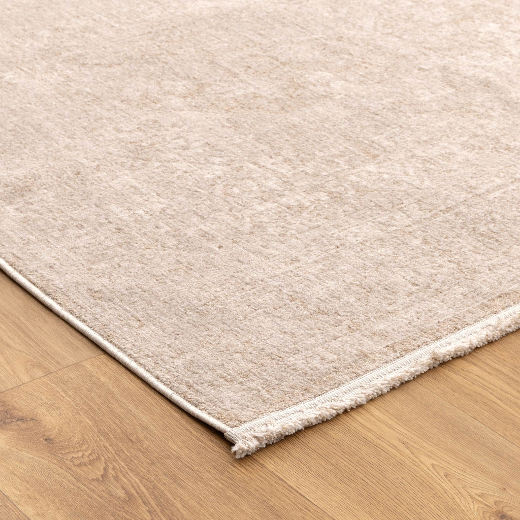 Heritage Distressed Medallion Beige Runner- H102- (Different Tassel)
