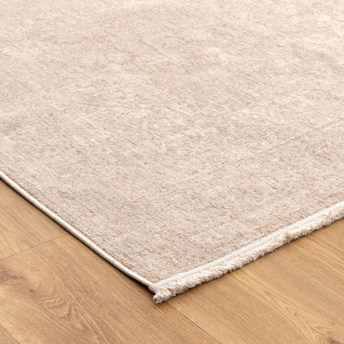 Ancestry Distressed Medallion Beige Runner- H102- (Different Tassel)