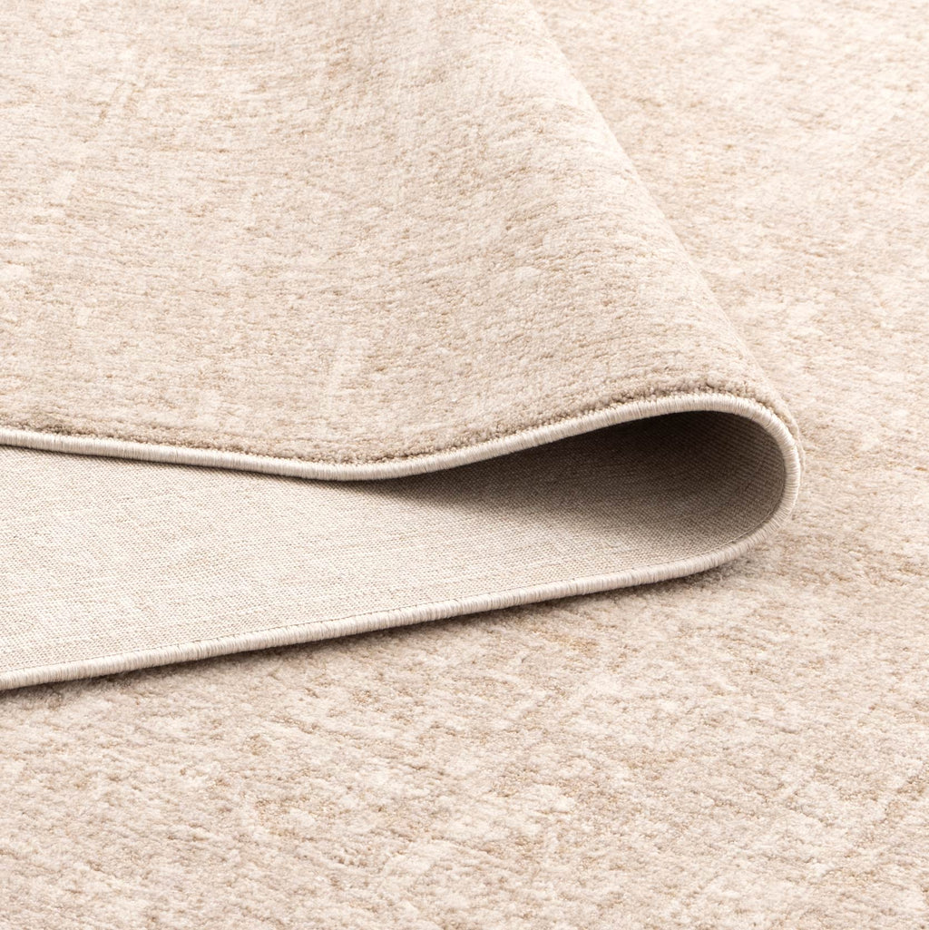 Heritage Distressed Medallion Beige Runner- H102- (Different Tassel)