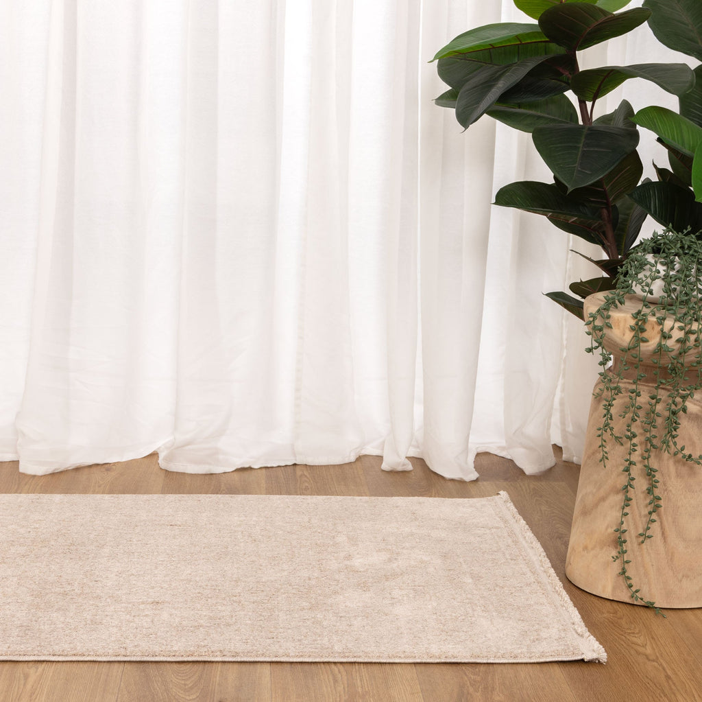 Heritage Distressed Medallion Beige Runner- H102- (Different Tassel)