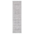 Heritage Distressed Medallion Grey Runner- H103:  (Different Tassel)