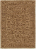 Heritage Distressed Border Mustard Rug - H105