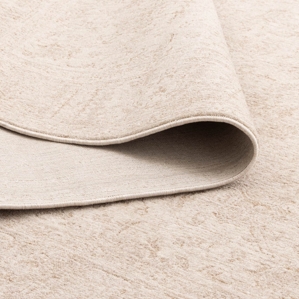 Heritage Distressed Border Beige Runner- H106: (Different Tassel)