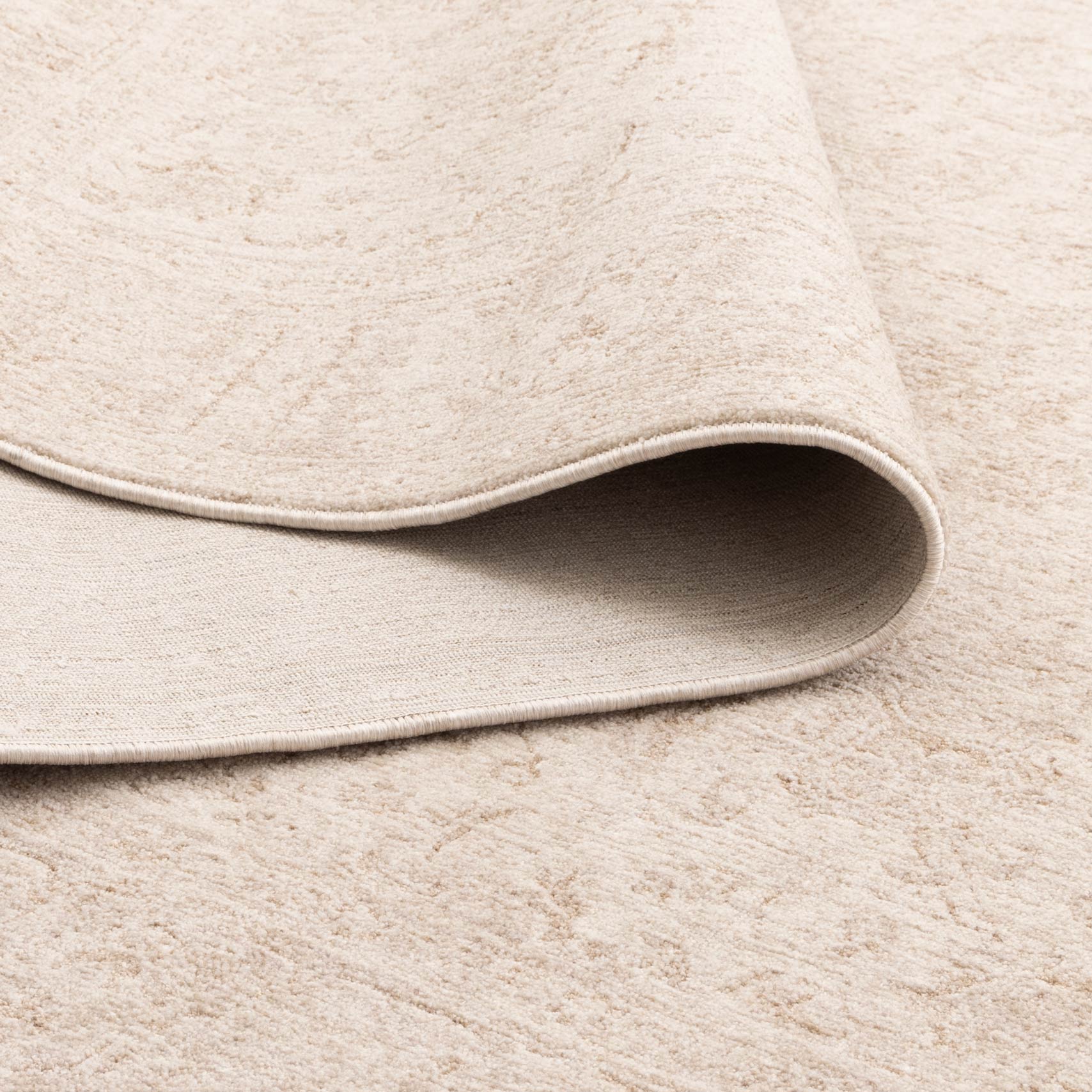 Heritage Distressed Border Beige Runner- H106: (Different Tassel)