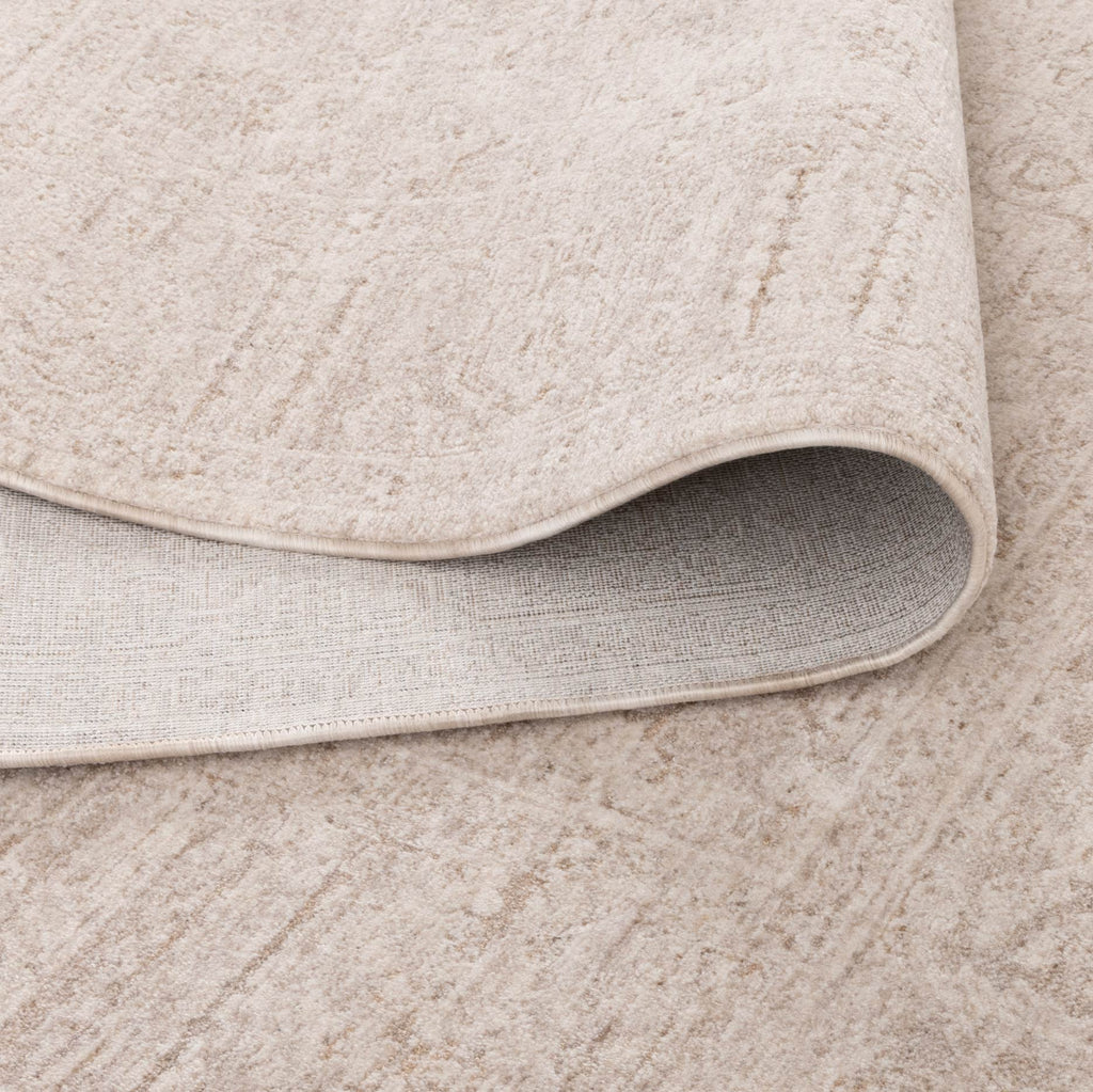 Heritage Distressed Border Beige Rug - H106