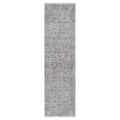 Heritage Distressed Border Grey Runner- H108: (Different Tassel)