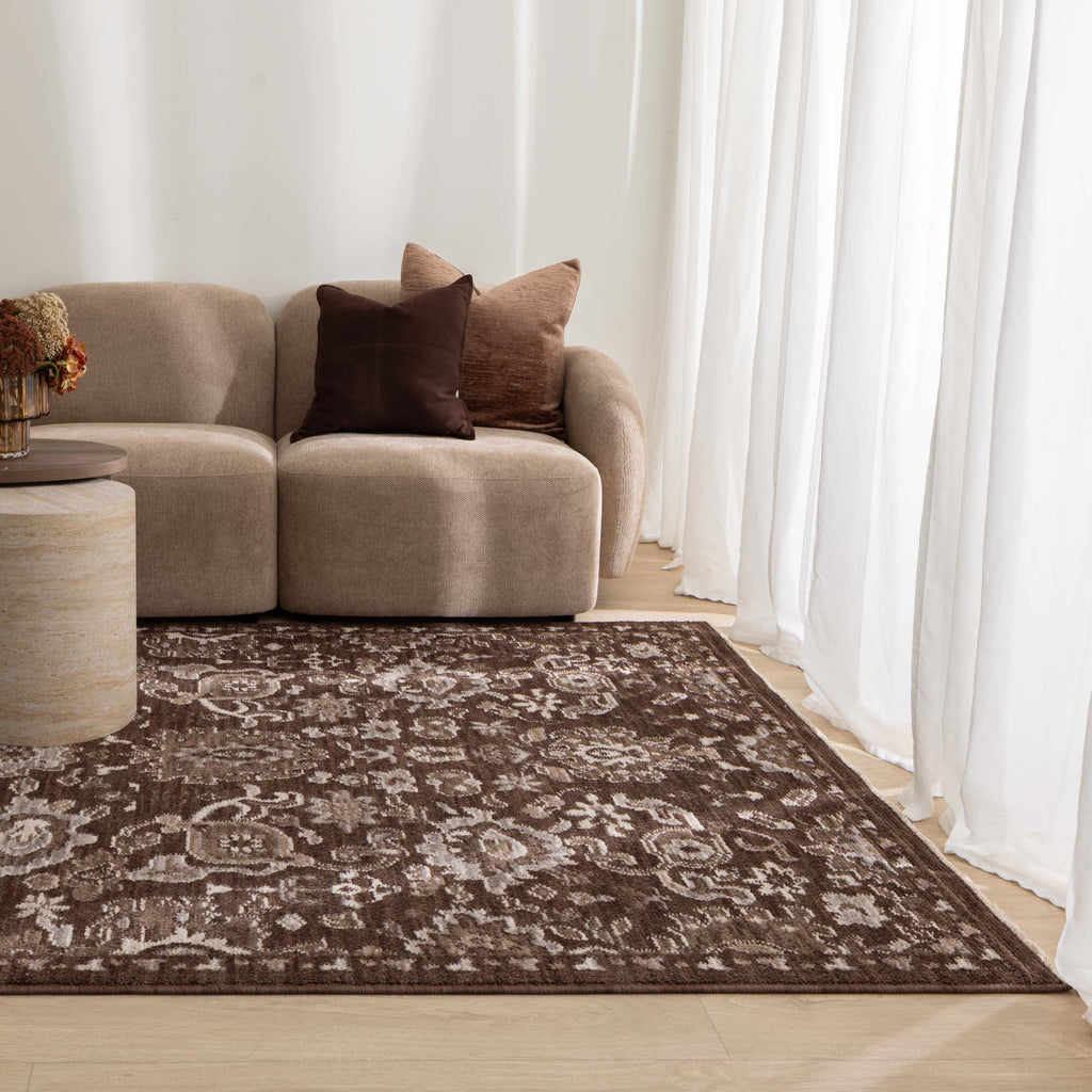 Horizon Brown Traditional Rug H111