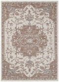 Horizon Ivory Beige Medallion Rug H114