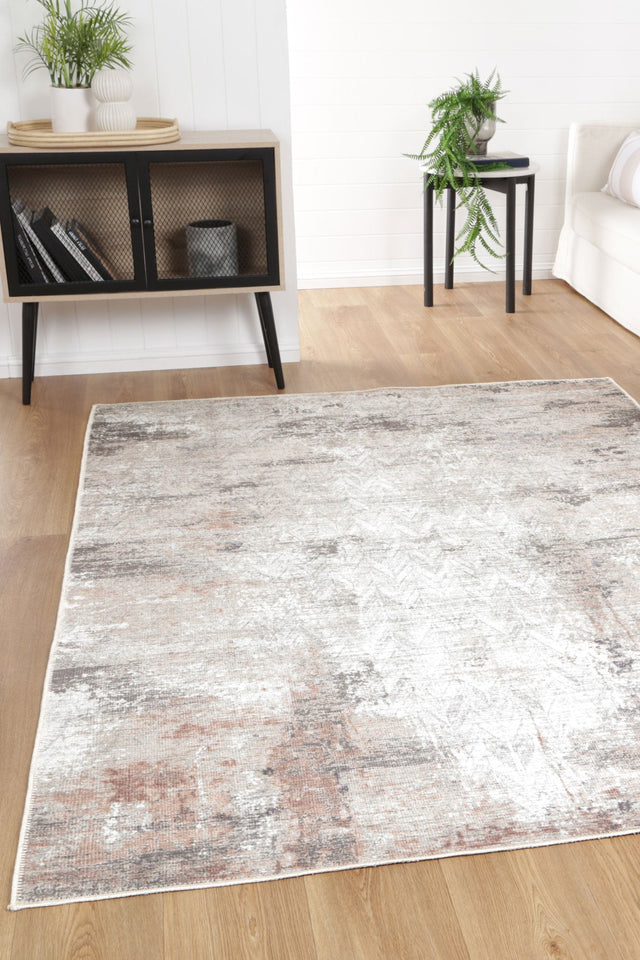 Home Craft Limestone Machine Washable Rug