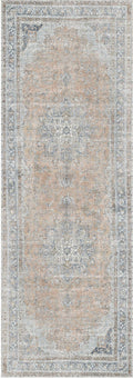 Distressed Vintage Oxus Desert Runner Rug - VITAL 3249-07