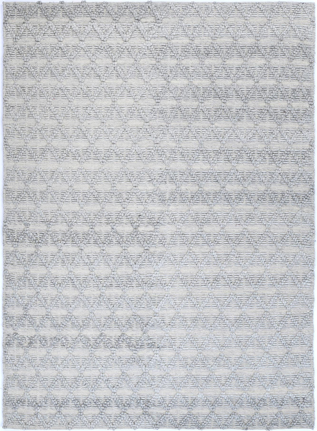 Himalaya Mosaic Tribal Grey Wool Rug