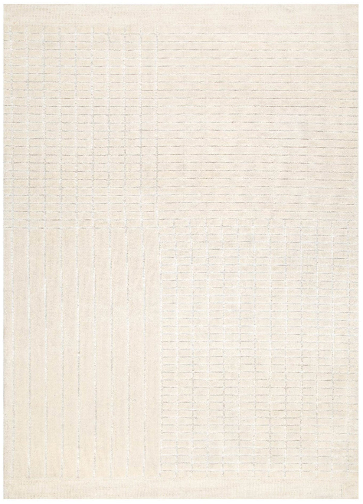 Ravine Ivory Carved Rug - CANYON05