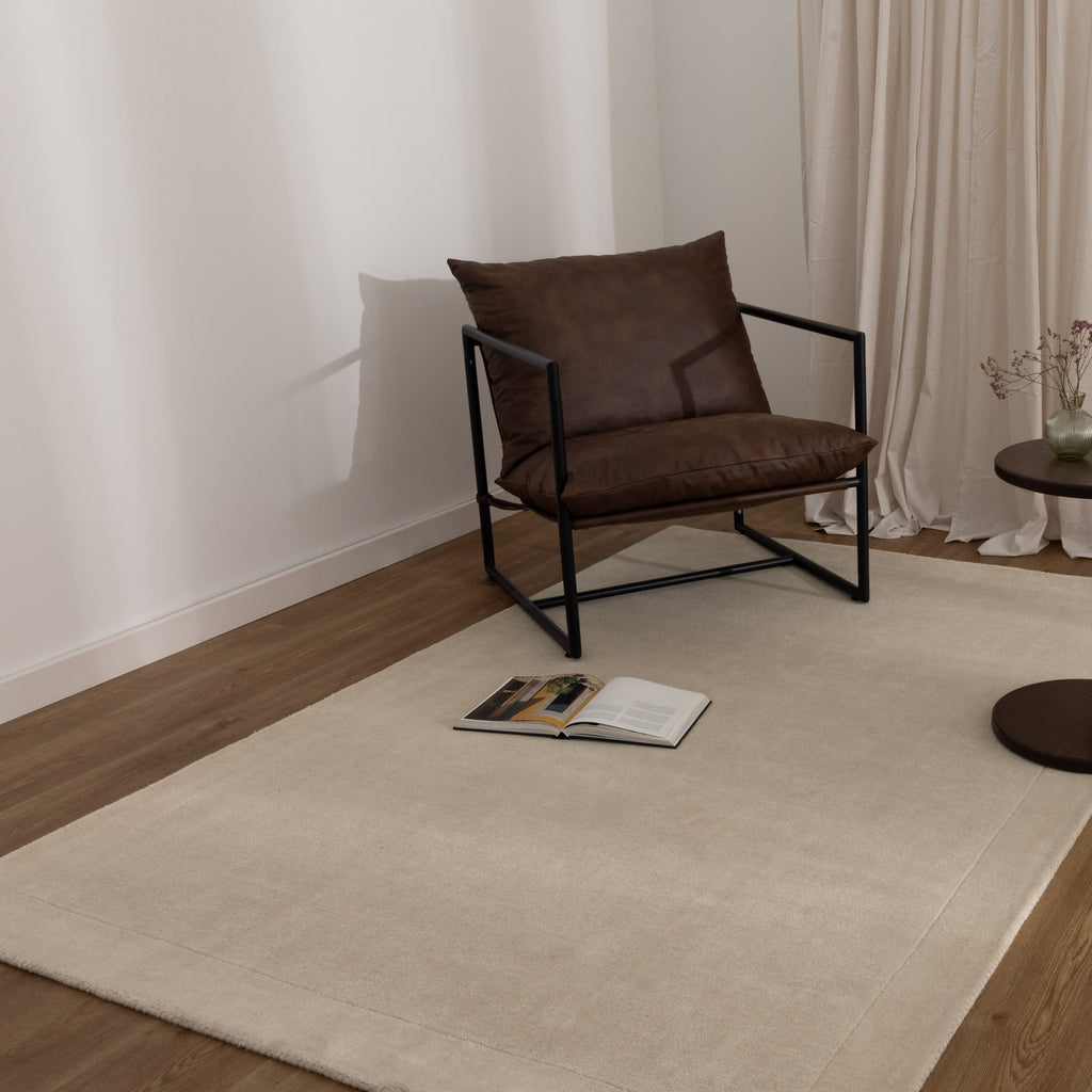 Sedona Ivory Border Wool Rug