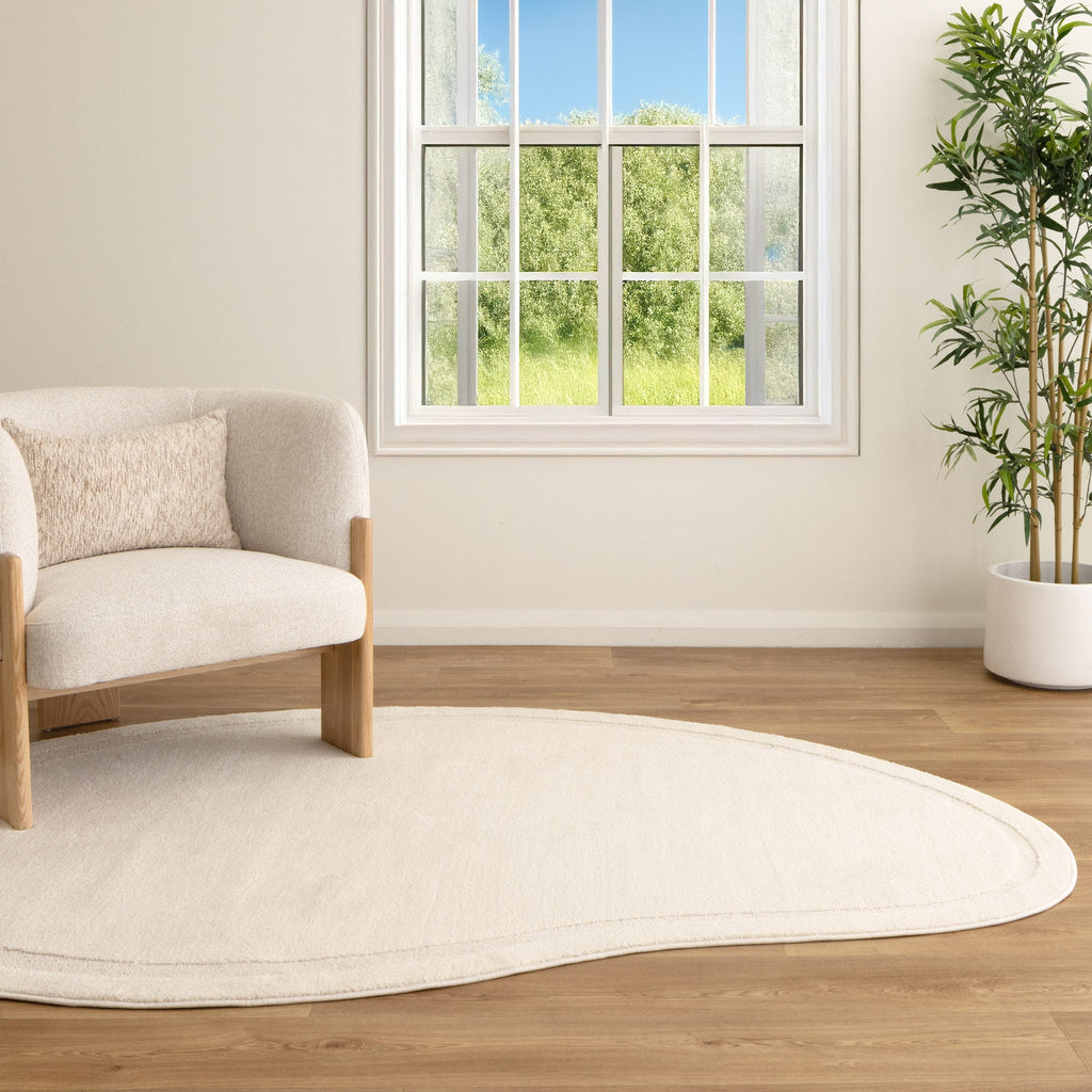 Nessa Ivory Jellybean Rug (N400)