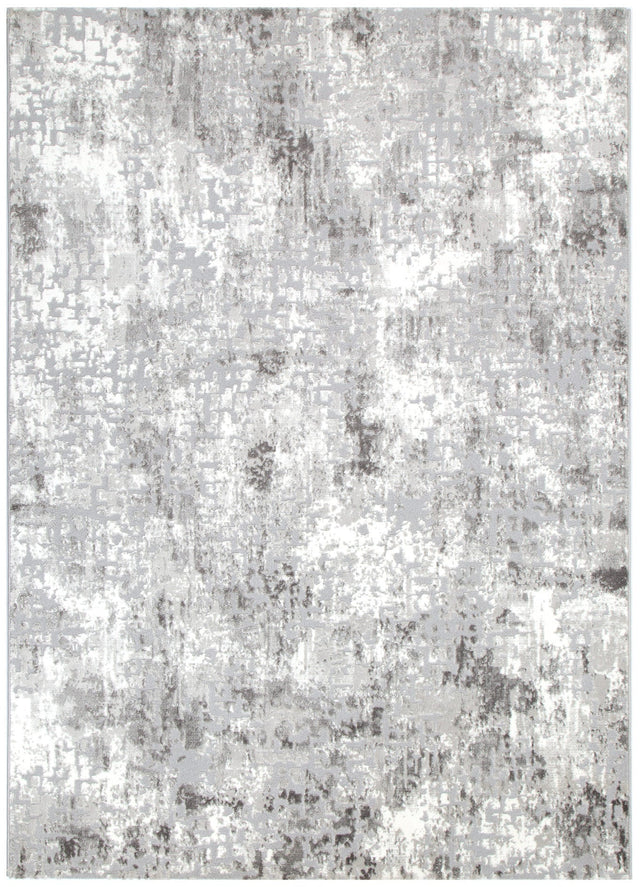 Emerald Abstract Grey Rug - JADE003